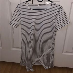 Striped mini dress